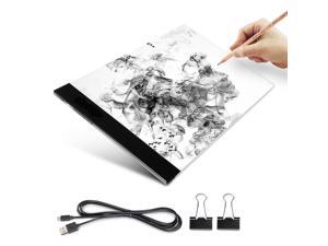 A4 Tracing Light Box, Ultra-thin Portable LED Artcraft Light Table Light Pad Tracer, USB Powered Copy Board, Stepless Dimmable , Smart Memory, Eye Protected A4 Tracing Light Box, Ultra-thin Portable LED Artcraft Light Table Light Pad Tracer, USB Powered Copy Board, Stepless Dimmable , Smart Memory, Eye Protected