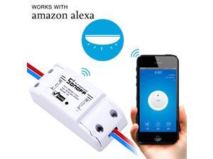 Sonoff Wifi Switch Wireless Remote Control Electrical for Household Appliances,Compatible with Alexa DIY Your Home Via Iphone Android App Sonoff Wifi Switch Wireless Remote Control Electrical for Household Appliances,Compatible with Alexa DIY Your Home Via Iphone Android App