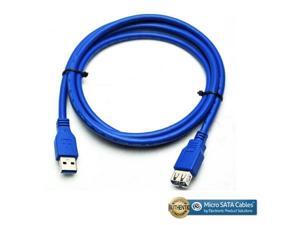 USB 3.0 A Male to A Female 30 Inch Extension Cable USB 3.0 A Male to A Female 30 Inch Extension Cable