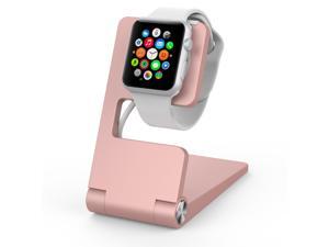 Element Works Apple watch stand | Apple watch charging dock | iwatch charging stand Foldable Aluminum Charging Stand for Apple Watch - Rose Gold Element Works Apple watch stand | Apple watch charging dock | iwatch charging stand Foldable Aluminum Charging Stand for Apple Watch - Rose Gold
