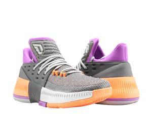 Adidas D Lillard 3 Dame 3 ASG Grey/Purple/Orange Men's Basketball Shoes BY8270 Size 4 Adidas D Lillard 3 Dame 3 ASG Grey/Purple/Orange Men's Basketball Shoes BY8270 Size 4