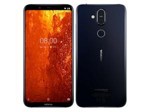 Nokia 8.1 Single-SIM 64GB+4GB RAM (GSM Only | No CDMA) Factory Unlocked 4G/LTE Smartphone - Blue/Silver Nokia 8.1 Single-SIM 64GB+4GB RAM (GSM Only | No CDMA) Factory Unlocked 4G/LTE Smartphone - Blue/Silver