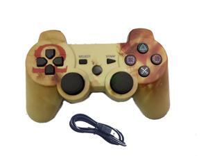 God Of War PS3 controller - Wireless Bluetooth Joystick, Gamepad for Playstation 3 w/ cable God Of War PS3 controller - Wireless Bluetooth Joystick, Gamepad for Playstation 3 w/ cable