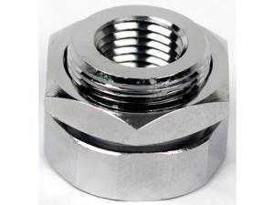 Swiftech Bulkhead End Cap for Quick Disconnect Couplings, Chrome Swiftech Bulkhead End Cap for Quick Disconnect Couplings, Chrome