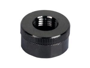Swiftech G1/4" Female End Cap for Quick Disconnect Couplings, Black Chrome Swiftech G1/4" Female End Cap for Quick Disconnect Couplings, Black Chrome