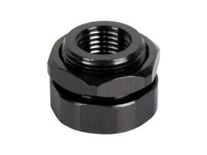 Swiftech Bulkhead End Cap for Quick Disconnect Couplings, Black Chrome Swiftech Bulkhead End Cap for Quick Disconnect Couplings, Black Chrome