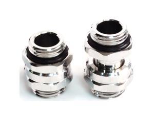 Swiftech G1/4" Male to Male SLI & CrossFireX Adjustable Lok-Seal Fitting, 11-18mm, Chrome Swiftech G1/4" Male to Male SLI & CrossFireX Adjustable Lok-Seal Fitting, 11-18mm, Chrome
