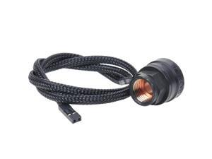 Phobya G1/4" Inline Temperature Sensor, 2x Female G1/4" Ports, 50cm, Matte Black Phobya G1/4" Inline Temperature Sensor, 2x Female G1/4" Ports, 50cm, Matte Black