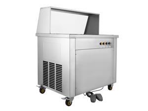 VEVOR Fried Ice Cream Machine 35cm/13.8inch Commercial Fried Ice Cream Maker 1060W Fried Ice Cream Roll Machine for Bar Dessert Shop Hotel with 5 Cylinders VEVOR Fried Ice Cream Machine 35cm/13.8inch Commercial Fried Ice Cream Maker 1060W Fried Ice Cream Roll Machine for Bar Dessert Shop Hotel with 5 Cylinders