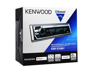 Kenwood KMR-D768BT Single DIN Bluetooth In-Dash CD/AM/FM Marine Stereo Receiver Kenwood KMR-D768BT Single DIN Bluetooth In-Dash CD/AM/FM Marine Stereo Receiver