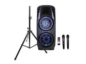EMB PKL5000 7 Hours Rechargeable Speaker Bluetooth/SD/MMC/USB2x + Speaker Stand EMB PKL5000 7 Hours Rechargeable Speaker Bluetooth/SD/MMC/USB2x + Speaker Stand