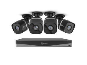 EZVIZ 4K UltraHD 8MP Outdoor IP PoE Surveillance System, 4 Weatherproof UHD EXIR Security Cameras, 8 Channel 2TB NVR Storage, 100 ft. Night Vision, Smart Video Analytics, Customizable Motion Detection EZVIZ 4K UltraHD 8MP Outdoor IP PoE Surveillance System, 4 Weatherproof UHD EXIR Security Cameras, 8 Channel 2TB NVR Storage, 100 ft. Night Vision, Smart Video Analytics, Customizable Motion Detection