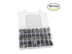 Premium Quality 24Value 500pcs Aluminum Electrolytic Capacitor Kit Radial Lead Type Range 0.1uF-1000uF With Assortment Box Premium Quality 24Value 500pcs Aluminum Electrolytic Capacitor Kit Radial Lead Type Range 0.1uF-1000uF With Assortment Box