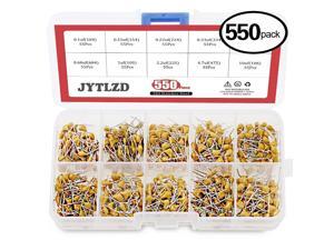550Pcs 0.1uF-10uF DIP Monolithic Multilayer Ceramic Chip Capacitors Assortment Kit 550Pcs 0.1uF-10uF DIP Monolithic Multilayer Ceramic Chip Capacitors Assortment Kit