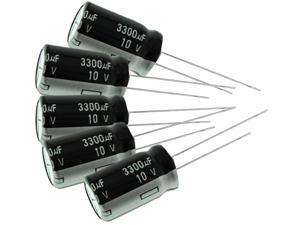 10PCS 3300uf 10v Capacitor 10X20 105c High Temp, Radial Leads 10PCS 3300uf 10v Capacitor 10X20 105c High Temp, Radial Leads