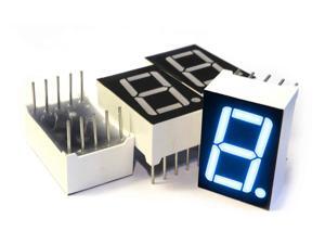 7-segment LED Display, 1 Digit Blue Common Cathode (Pack of 4) 7-segment LED Display, 1 Digit Blue Common Cathode (Pack of 4)