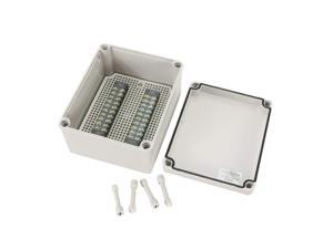 6.7"x5.5"x3.7"(170mmx140mmx95mm) ABS Dustproof IP65 Junction Box Universal Electric Project Enclosure 6.7"x5.5"x3.7"(170mmx140mmx95mm) ABS Dustproof IP65 Junction Box Universal Electric Project Enclosure