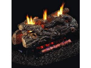 Peterson Real Fyre 24-inch Golden Oak Designer See-thru Log Set With Vent-free Natural Gas Ansi Certified G9 Burner - Basic On/Off Remote Peterson Real Fyre 24-inch Golden Oak Designer See-thru Log Set With Vent-free Natural Gas Ansi Certified G9 Burner - Basic On/Off Remote