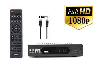 eXuby DTV Converter Box for TV and HDMI Cable for Recording and Viewing Full HD Digital Channels for Free (Instant or Scheduled Recording, 1080P HDTV, HDMI Output, 7 Day Program Guide and LCD Screen) eXuby DTV Converter Box for TV and HDMI Cable for Recording and Viewing Full HD Digital Channels for Free (Instant or Scheduled Recording, 1080P HDTV, HDMI Output, 7 Day Program Guide and LCD Screen)