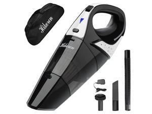 Rechargeable Cordless Handheld Vacuum, Hikeren Lightweight Portable Vacuum Cleaner with 12-Volt 100W Power, Stainless Steel HEPA Filter with a Carry Bag Rechargeable Cordless Handheld Vacuum, Hikeren Lightweight Portable Vacuum Cleaner with 12-Volt 100W Power, Stainless Steel HEPA Filter with a Carry Bag
