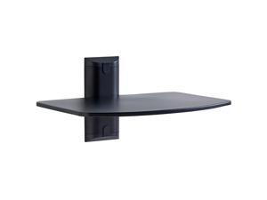 ECHOGEAR Steel Wall-Mounted AV Shelf Holds 15lbs of Entertainment Devices-Black ECHOGEAR Steel Wall-Mounted AV Shelf Holds 15lbs of Entertainment Devices-Black