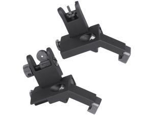 AR15 Flip Up 45 Degree Front and Rear Offset Rapid Transition Backup Iron Sights AR15 Flip Up 45 Degree Front and Rear Offset Rapid Transition Backup Iron Sights