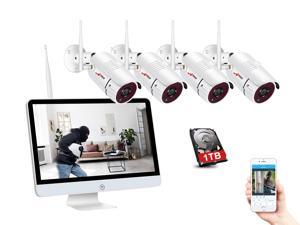 ANRAN 4 Channel 1080P Wireless NVR Kit Wifi CCTV System 15.6" LCD Monitor Screen 2MP HD Outdoor Security Wifi Camera Waterproof Video Surveillance Kit With 1TB HDD ANRAN 4 Channel 1080P Wireless NVR Kit Wifi CCTV System 15.6" LCD Monitor Screen 2MP HD Outdoor Security Wifi Camera Waterproof Video Surveillance Kit With 1TB HDD