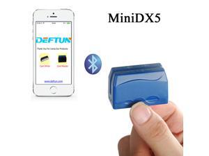 Deftun MiniDX5 Bluetooth Wireless Magnetic Credit Card Reader Data Collector for iPhone, iPad and Android Deftun MiniDX5 Bluetooth Wireless Magnetic Credit Card Reader Data Collector for iPhone, iPad and Android