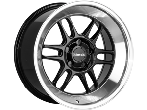 Klutch 1247 ML1 Gloss Black Machined Lip Wheels ET35 18x8/5x114.3) Klutch 1247 ML1 Gloss Black Machined Lip Wheels ET35 18x8/5x114.3)