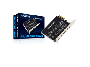Gigabyte GC-ALPINE RIDGE Thunderbolt3 Certified PCI-E Expansion card Rev 2.0 Gigabyte GC-ALPINE RIDGE Thunderbolt3 Certified PCI-E Expansion card Rev 2.0