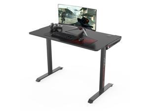 Eureka Ergonomic I1-S Black Gaming Desk 43.3" Small Home Office Computer Desks with Unique Mousepad, T-Shaped Computing & Writing Wood Tables, Popular Gift for Men/Boyfriend/PC Game L Eureka Ergonomic I1-S Black Gaming Desk 43.3" Small Home Office Computer Desks with Unique Mousepad, T-Shaped Computing & Writing Wood Tables, Popular Gift for Men/Boyfriend/PC Game L