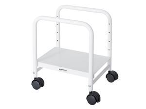 EUREKA ERGONOMIC® Computer Tower Stand - Height-Adjustable - White - 30-Day Risk Free Guarantee EUREKA ERGONOMIC® Computer Tower Stand - Height-Adjustable - White - 30-Day Risk Free Guarantee