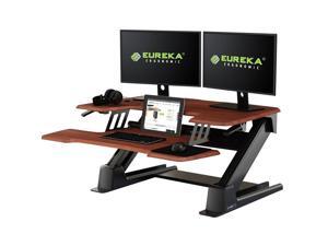 EUREKA ERGONOMIC Standing Desk Converter 36 Cherry Gen2 EUREKA ERGONOMIC Standing Desk Converter 36 Cherry Gen2