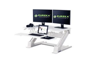 EUREKA ERGONOMIC Standing Desk Converter 36 White Gen2 EUREKA ERGONOMIC Standing Desk Converter 36 White Gen2