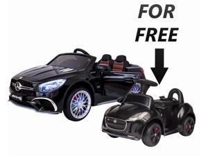 Electric Ride On Car Licensed Mercedes Sl 65 AMG 12V Battery Operated Ride On Car For Kids With Remote Control Touchscreen LED Lights Black And Licensed Jaguar 6V Push Car For Toddlers Black For Free Electric Ride On Car Licensed Mercedes Sl 65 AMG 12V Battery Operated Ride On Car For Kids With Remote Control Touchscreen LED Lights Black And Licensed Jaguar 6V Push Car For Toddlers Black For Free