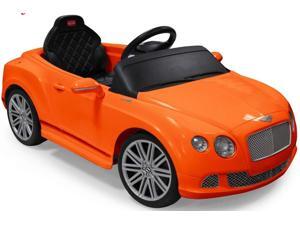 12V Electric Car Bentley Style Orange Ride On Batery For Kids Power Motor Wheels Remote Control 12V Electric Car Bentley Style Orange Ride On Batery For Kids Power Motor Wheels Remote Control