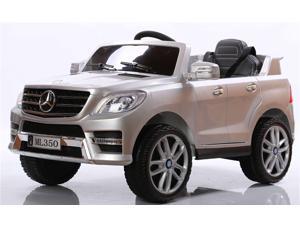 Electric 12V Power Car Mercedes ML350 Ride on For Kids with Remote Control Opening doors LED lights Leather Seat MP3 Silver Electric 12V Power Car Mercedes ML350 Ride on For Kids with Remote Control Opening doors LED lights Leather Seat MP3 Silver