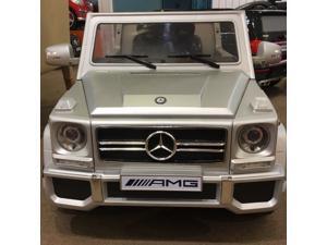 12V Power Electric Ride On Car Mercedes G65 AMG 2018 Style For Kids Unisex Remote Control Silver 12V Power Electric Ride On Car Mercedes G65 AMG 2018 Style For Kids Unisex Remote Control Silver