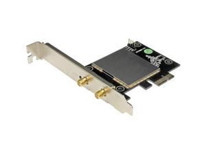 StarTech.com AC600 Wireless-AC Network Adapter - 802.11ac, PCI Express - Dual Band 2.4 GHz and 5 GHz Wireless Network Card StarTech.com AC600 Wireless-AC Network Adapter - 802.11ac, PCI Express - Dual Band 2.4 GHz and 5 GHz Wireless Network Card