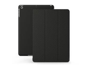 iPad Air Case - DUAL Carbon Fiber Slim Cover with Rubberized Back with Smart Feature for Apple Air 1st Generation iPad Air Case - DUAL Carbon Fiber Slim Cover with Rubberized Back with Smart Feature for Apple Air 1st Generation