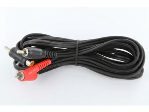 12 Ft RCA M to 2-RCA M/F Black w/Nickel Connectors Home Audio Video DVD VCR DVR 12 Ft RCA M to 2-RCA M/F Black w/Nickel Connectors Home Audio Video DVD VCR DVR