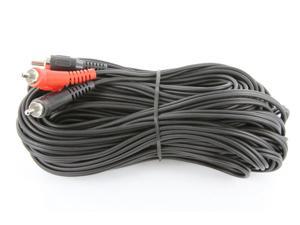 3 X 50 Ft RCA M to 2-RCA M/F Black w/Nickel Connectors Home Audio Video DVD VCR 3 X 50 Ft RCA M to 2-RCA M/F Black w/Nickel Connectors Home Audio Video DVD VCR