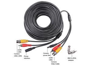 2X 150ft DVR BNC CCTV Camera Cable Wire Surveillance Power Video Audio Cord Lot 2X 150ft DVR BNC CCTV Camera Cable Wire Surveillance Power Video Audio Cord Lot