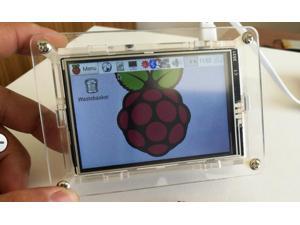 3.5" LCD Display Monitor Touch Screen + Case + Heatsink for Raspberry Pi 3 B+ 3.5" LCD Display Monitor Touch Screen + Case + Heatsink for Raspberry Pi 3 B+