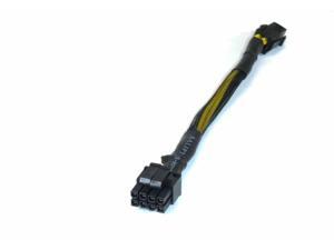 6-Inch 8-Pin EPS Female Cable Adapter from P4 ATX 4-Pin Male with Black Sleeves 6-Inch 8-Pin EPS Female Cable Adapter from P4 ATX 4-Pin Male with Black Sleeves
