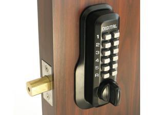 LockeyUSA Digital Door Lock M210 Mechanical Keyless Entry Deadbolt, Jet Black LockeyUSA Digital Door Lock M210 Mechanical Keyless Entry Deadbolt, Jet Black