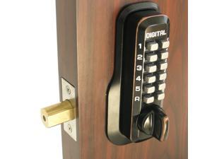 LockeyUSA Digital Door Lock M210 Mechanical Keyless Entry Deadbolt, Oil Rubbed Bronze LockeyUSA Digital Door Lock M210 Mechanical Keyless Entry Deadbolt, Oil Rubbed Bronze