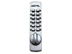LockeyUSA C150 Mechanical, Keyless Entry, Digital Door Lock, Surface Mount Hook Bolt Lock for Sliding Door, Satin Nickel LockeyUSA C150 Mechanical, Keyless Entry, Digital Door Lock, Surface Mount Hook Bolt Lock for Sliding Door, Satin Nickel