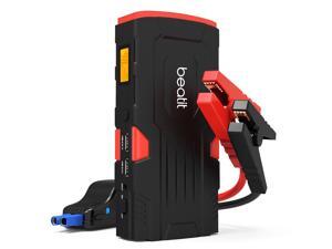 Beatit 800A Peak 18000mAh Portable Car Jump Starter With Smart Jumper Cables (Up to 6.0L Gas or 5.0 Diesel Engines) Auto Battery Booster Power Pack Phone Power Bank With Smart Charging Ports Beatit 800A Peak 18000mAh Portable Car Jump Starter With Smart Jumper Cables (Up to 6.0L Gas or 5.0 Diesel Engines) Auto Battery Booster Power Pack Phone Power Bank With Smart Charging Ports
