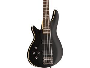 Schecter Guitar Research Omen-5 Bass Left-Handed Electric Guitar Black Schecter Guitar Research Omen-5 Bass Left-Handed Electric Guitar Black